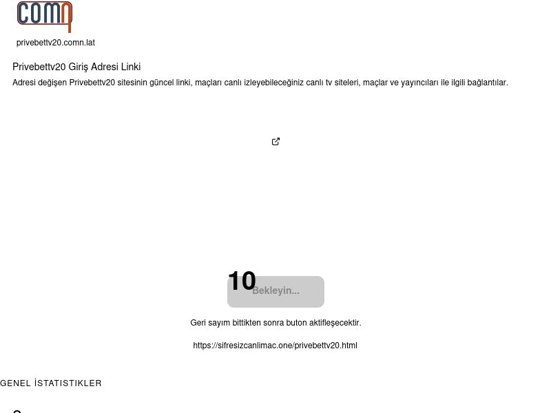 Privebettv20 Giriş Adresi Linki - Comn-lat - Ekran Görüntüsü