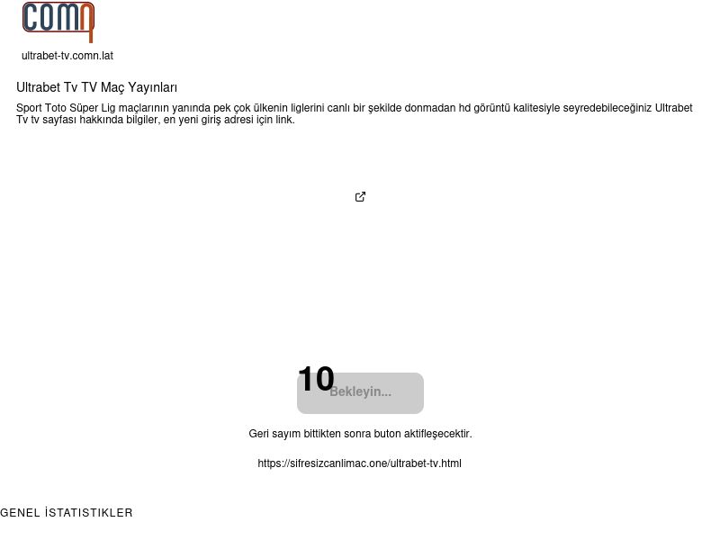 Ultrabet Tv TV Maç Yayınları - Comn-lat - Ekran Görüntüsü