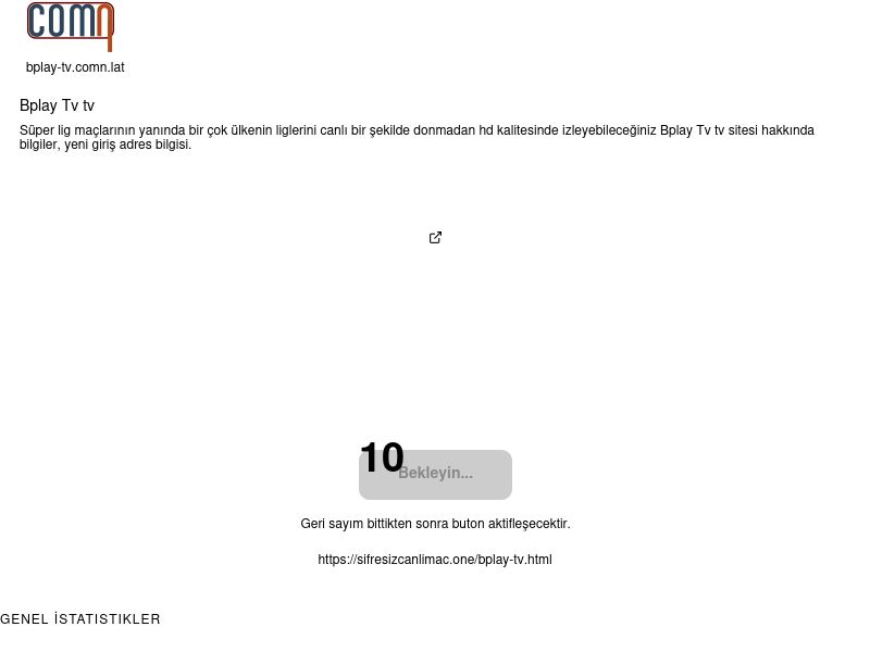 Bplay Tv tv - Comn-lat - Ekran Görüntüsü