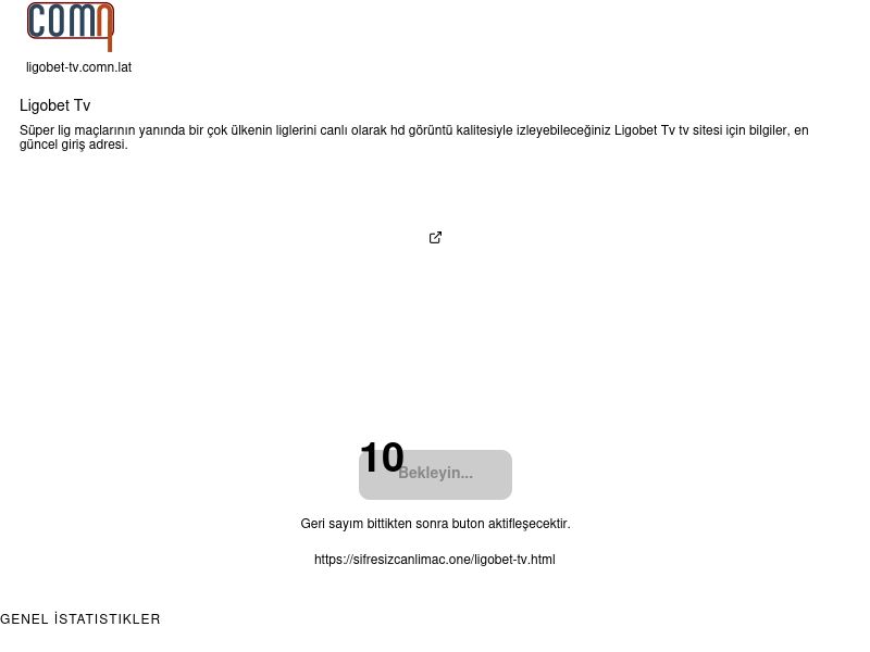 Ligobet Tv - Comn-lat - Ekran Görüntüsü