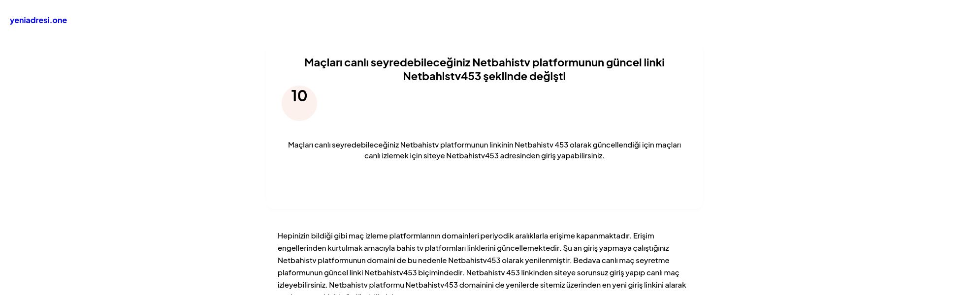 Maçları canlı seyredebileceğiniz Netbahistv platformunun güncel linki Netbahistv453 şeklinde değişti - Ekran Görüntüsü