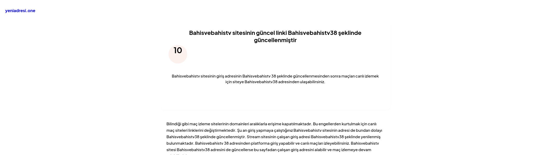 Bahisvebahistv sitesinin güncel linki Bahisvebahistv38 şeklinde güncellenmiştir - Ekran Görüntüsü