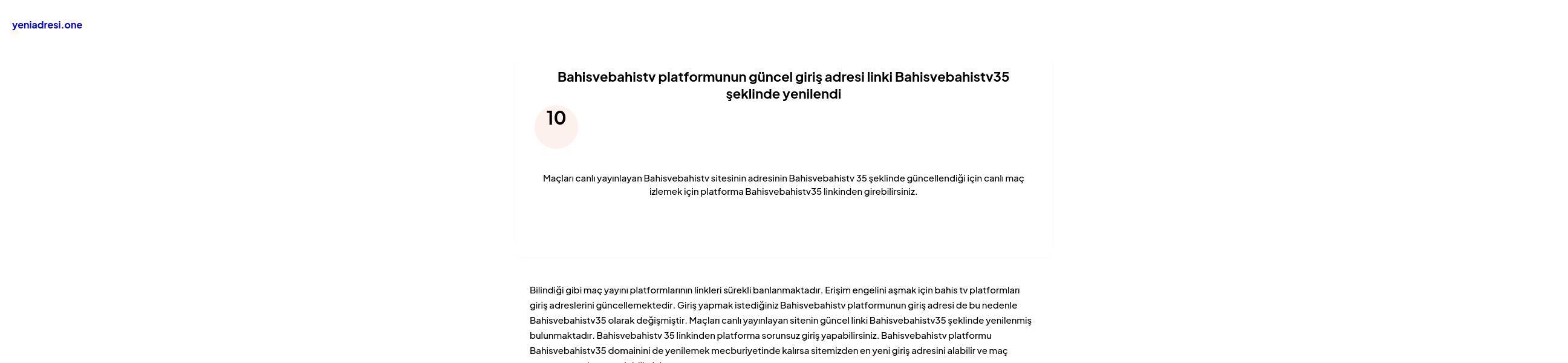 Bahisvebahistv platformunun güncel giriş adresi linki Bahisvebahistv35 şeklinde yenilendi - Ekran Görüntüsü