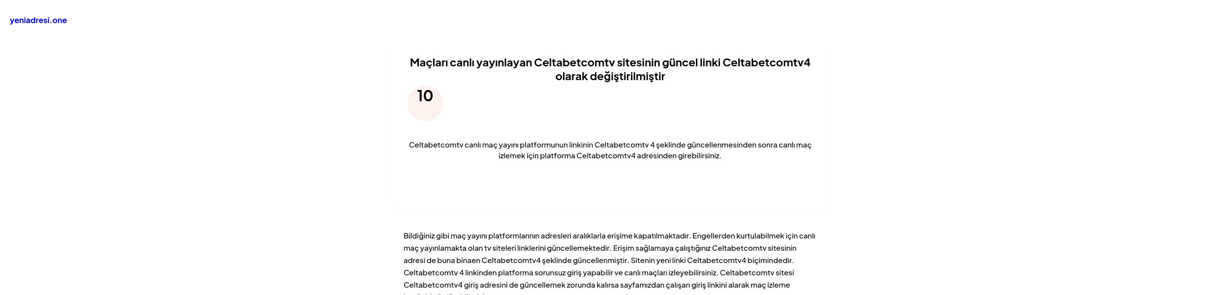 Maçları canlı yayınlayan Celtabetcomtv sitesinin güncel linki Celtabetcomtv4 olarak değiştirilmiştir - Ekran Görüntüsü