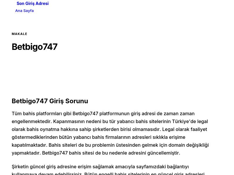 Betbigo747 - Son Giriş Adresi - Ekran Görüntüsü