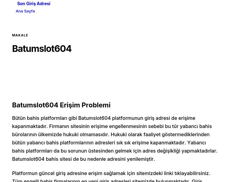 Batumslot604 - Son Giriş Adresi - Ekran Görüntüsü