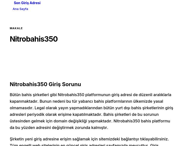 Nitrobahis350 - Son Giriş Adresi - Ekran Görüntüsü