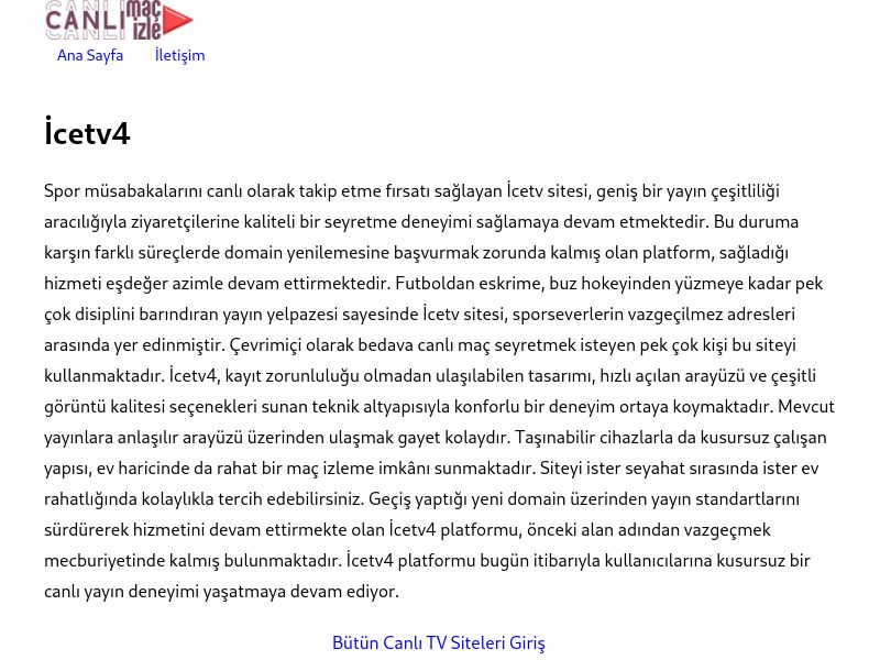 İcetv4 Giriş Bilgileri - Ekran Görüntüsü