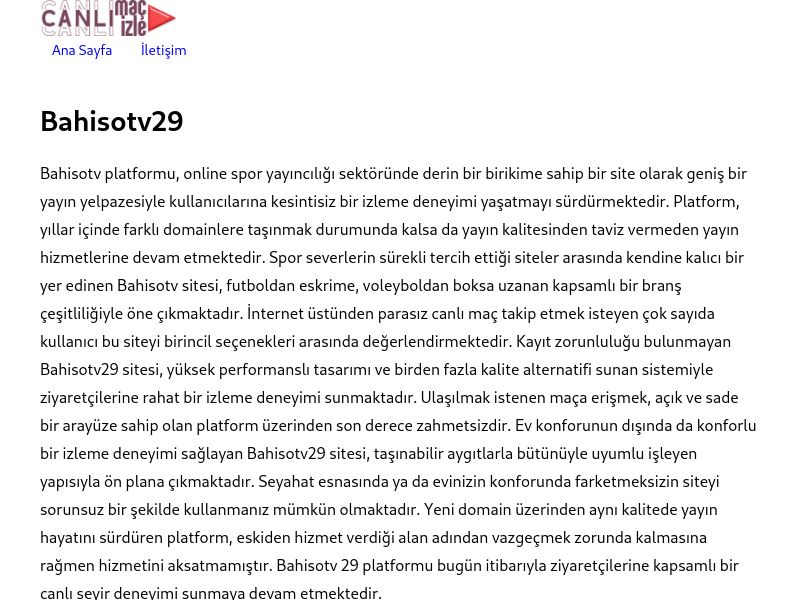 Bahisotv29 Giriş Linki - Ekran Görüntüsü