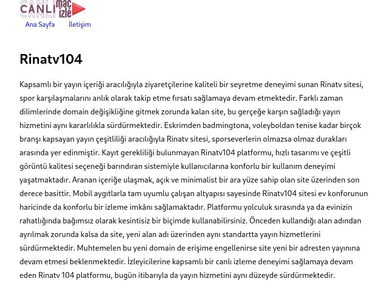Rinatv104 Giriş Linki - Ekran Görüntüsü