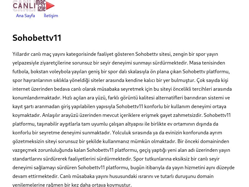 Sohobettv11 - Ekran Görüntüsü