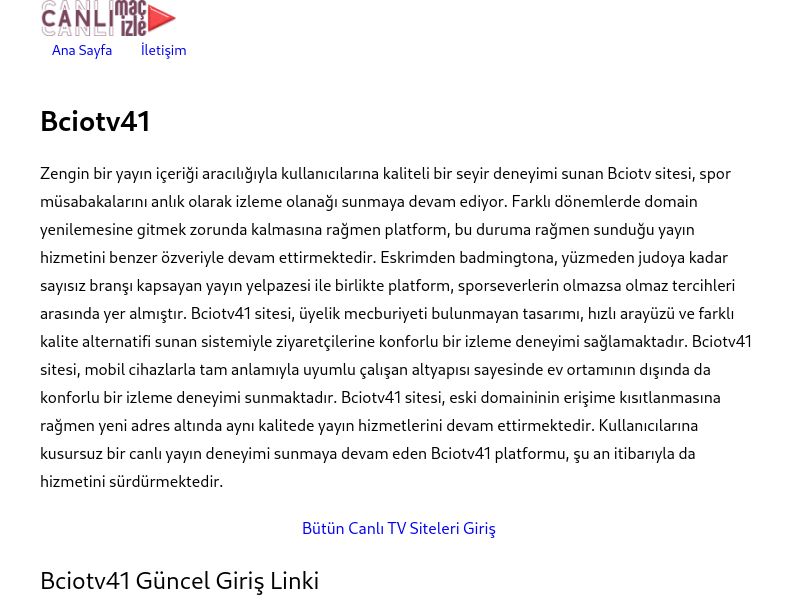 Bciotv41 Giriş - Ekran Görüntüsü