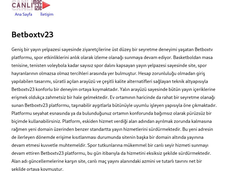 Betboxtv23 - Ekran Görüntüsü