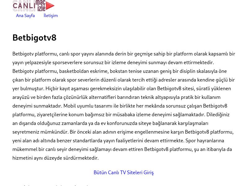 Betbigotv8 Giriş - Ekran Görüntüsü