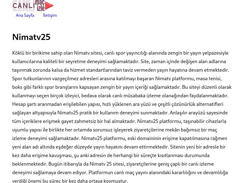 Nimatv25 - Ekran Görüntüsü