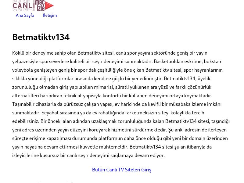 Betmatiktv134 - Ekran Görüntüsü