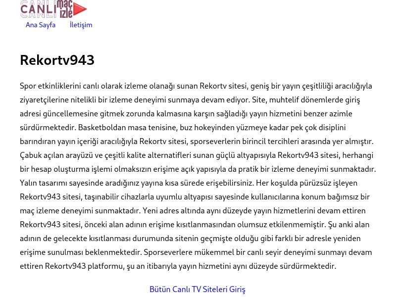 Rekortv943 - Ekran Görüntüsü