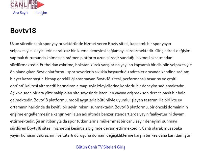 Bovtv18 Giriş Adresi - Ekran Görüntüsü