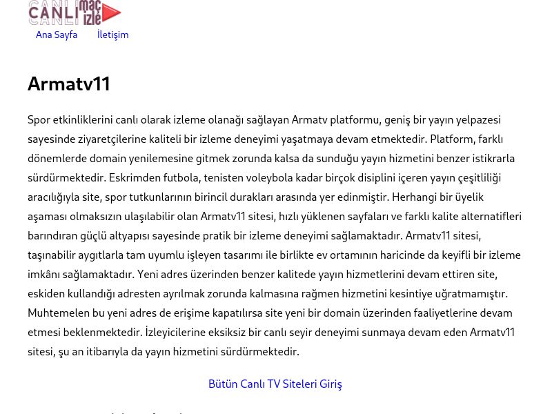 Armatv11 - Ekran Görüntüsü
