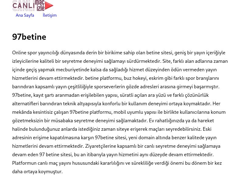 97betine Giriş Bilgileri - Ekran Görüntüsü