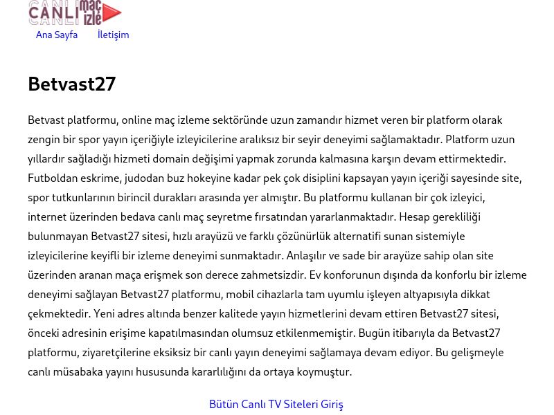 Betvast27 - Ekran Görüntüsü