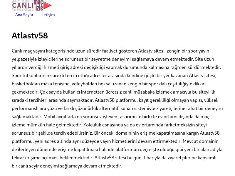 Atlastv58 Giriş - Ekran Görüntüsü