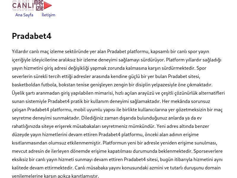 Pradabet4 Yeni Adres - Ekran Görüntüsü