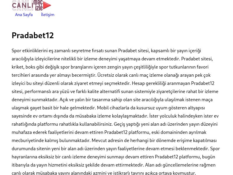 Pradabet12 Giriş - Ekran Görüntüsü