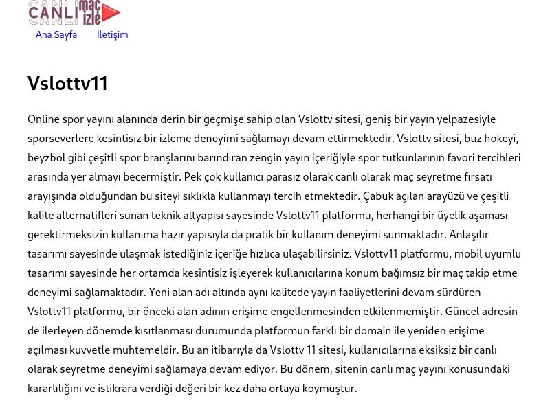 Vslottv11 Giriş Adresi - Ekran Görüntüsü