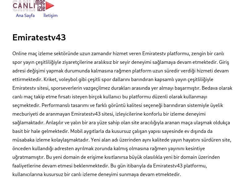 Emiratestv43 Giriş - Ekran Görüntüsü