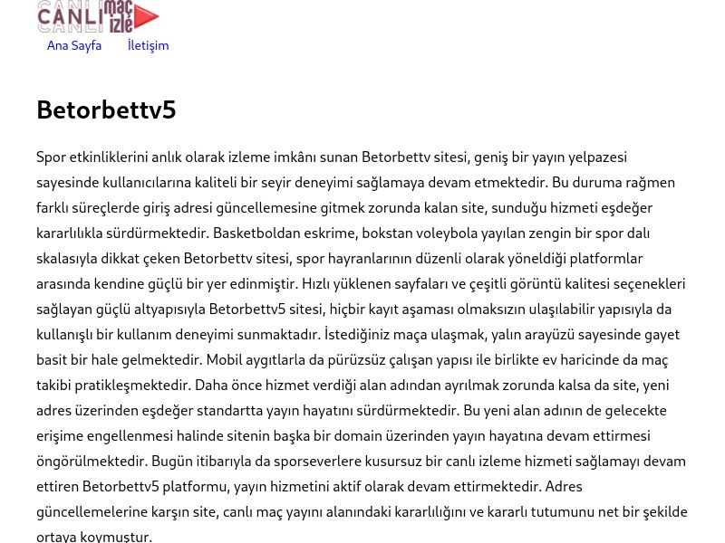 Betorbettv5 Güncel Giriş Adresi Linki - Ekran Görüntüsü