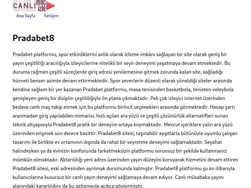 Pradabet8 - Ekran Görüntüsü