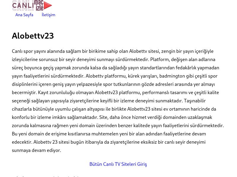 Alobettv23 - Ekran Görüntüsü