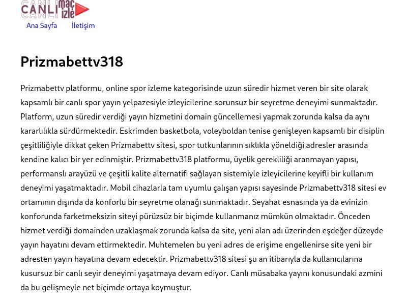 Prizmabettv318 - Ekran Görüntüsü