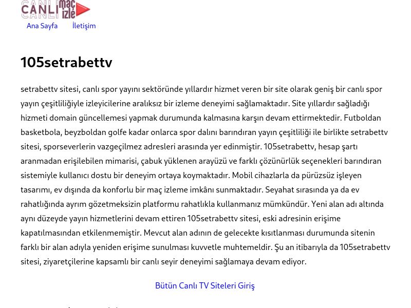 105setrabettv - Ekran Görüntüsü