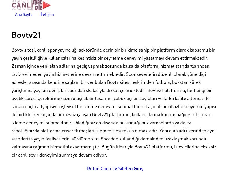 Bovtv21 Yeni Adres - Ekran Görüntüsü