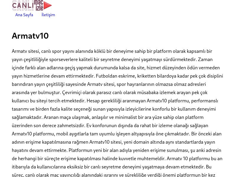 Armatv10 - Ekran Görüntüsü