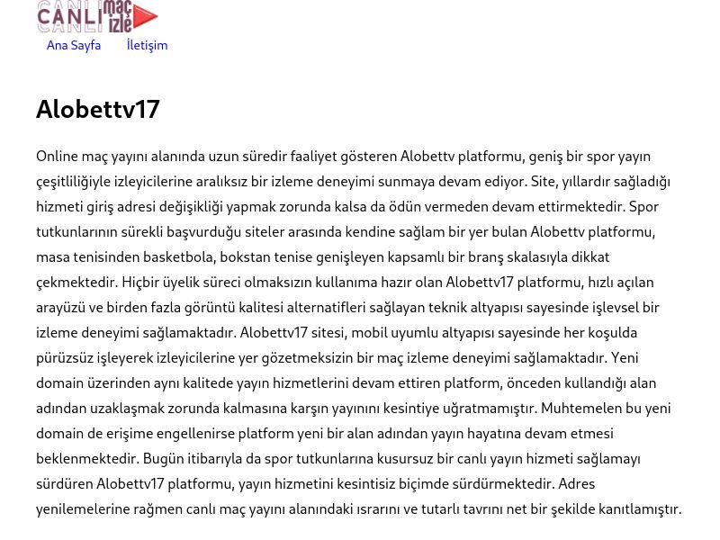 Alobettv17 - Ekran Görüntüsü