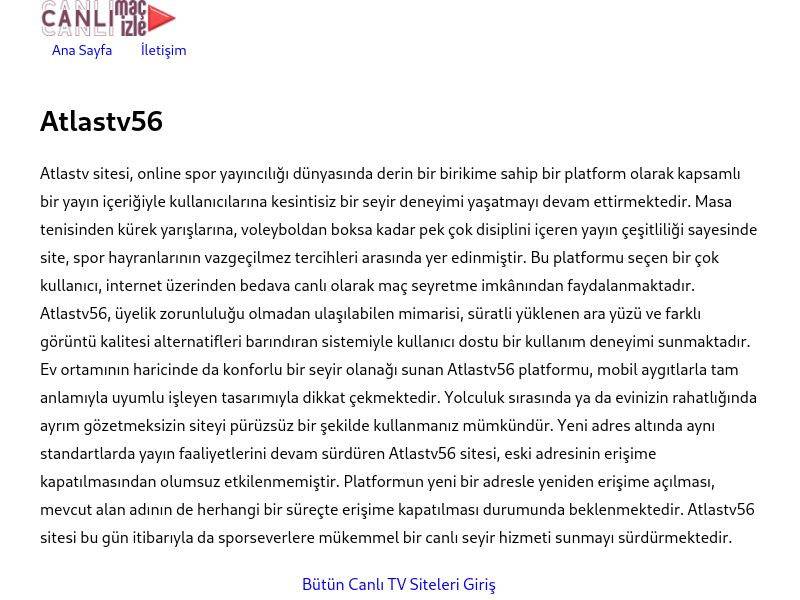 Atlastv56 Giriş Adresi - Ekran Görüntüsü