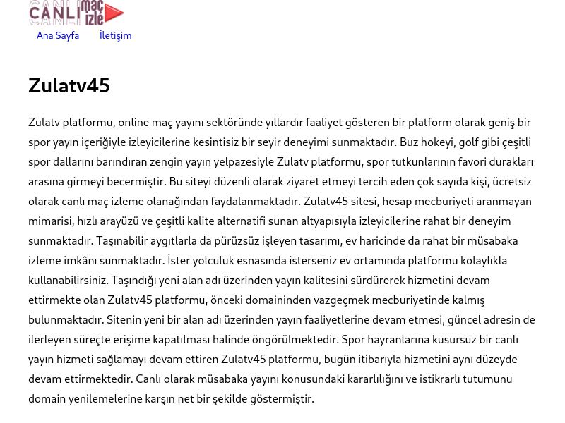 Zulatv45 - Ekran Görüntüsü