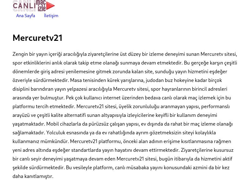 Mercuretv21 - Ekran Görüntüsü