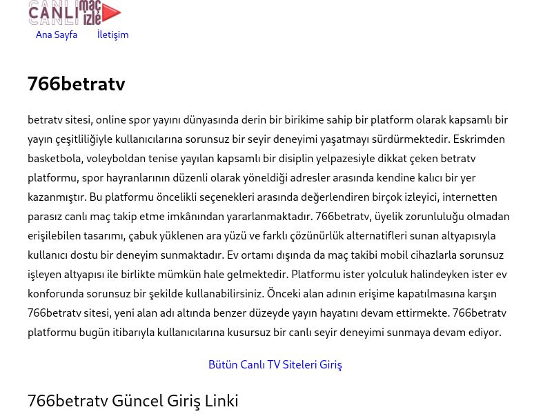 766betratv Güncel Giriş Adresi - Ekran Görüntüsü