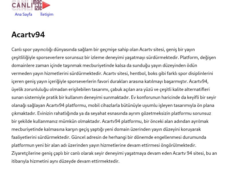 Acartv94 - Ekran Görüntüsü