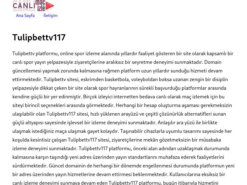 Tulipbettv117 - Ekran Görüntüsü