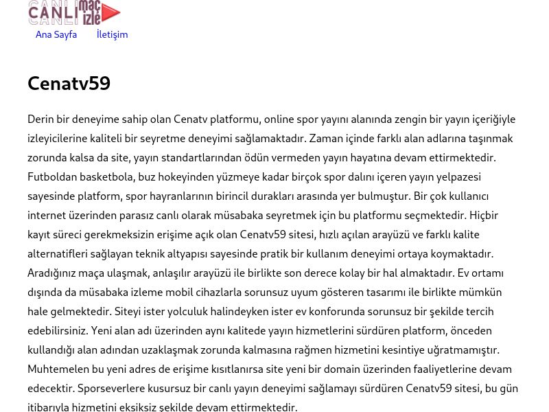 Cenatv59 - Ekran Görüntüsü