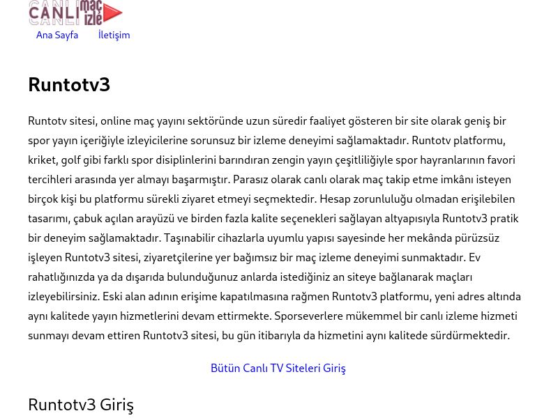 Runtotv3 - Ekran Görüntüsü