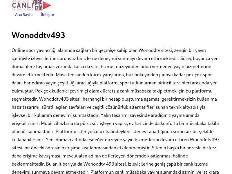 Wonoddtv493 - Ekran Görüntüsü