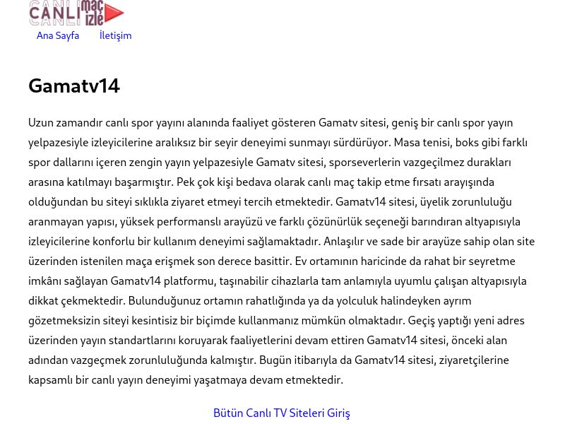 Gamatv14 - Ekran Görüntüsü