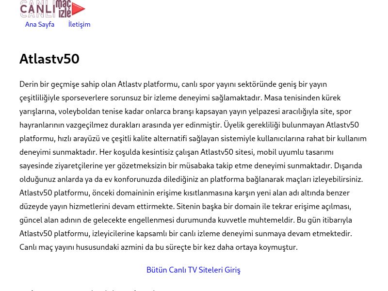 Atlastv50 Giriş - Ekran Görüntüsü