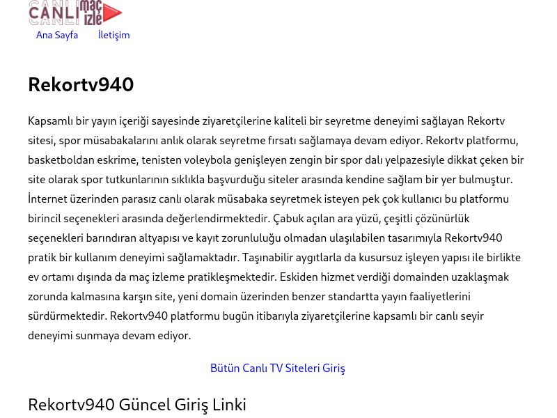 Rekortv940 - Ekran Görüntüsü